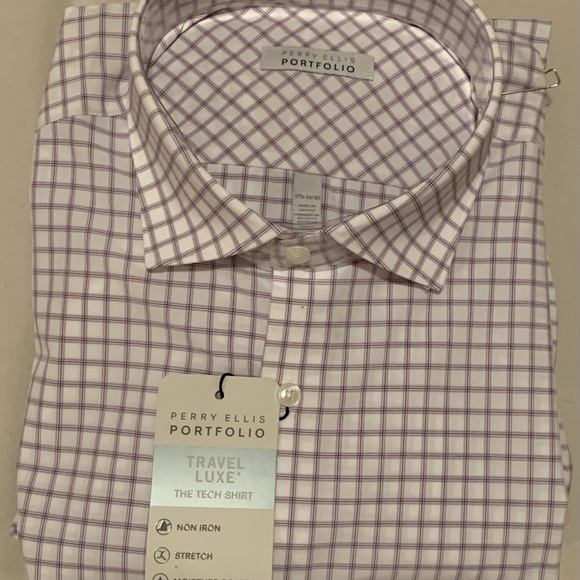 Perry Ellis Shirts New Perry Ellis Mens Portfolio Travel Luxe